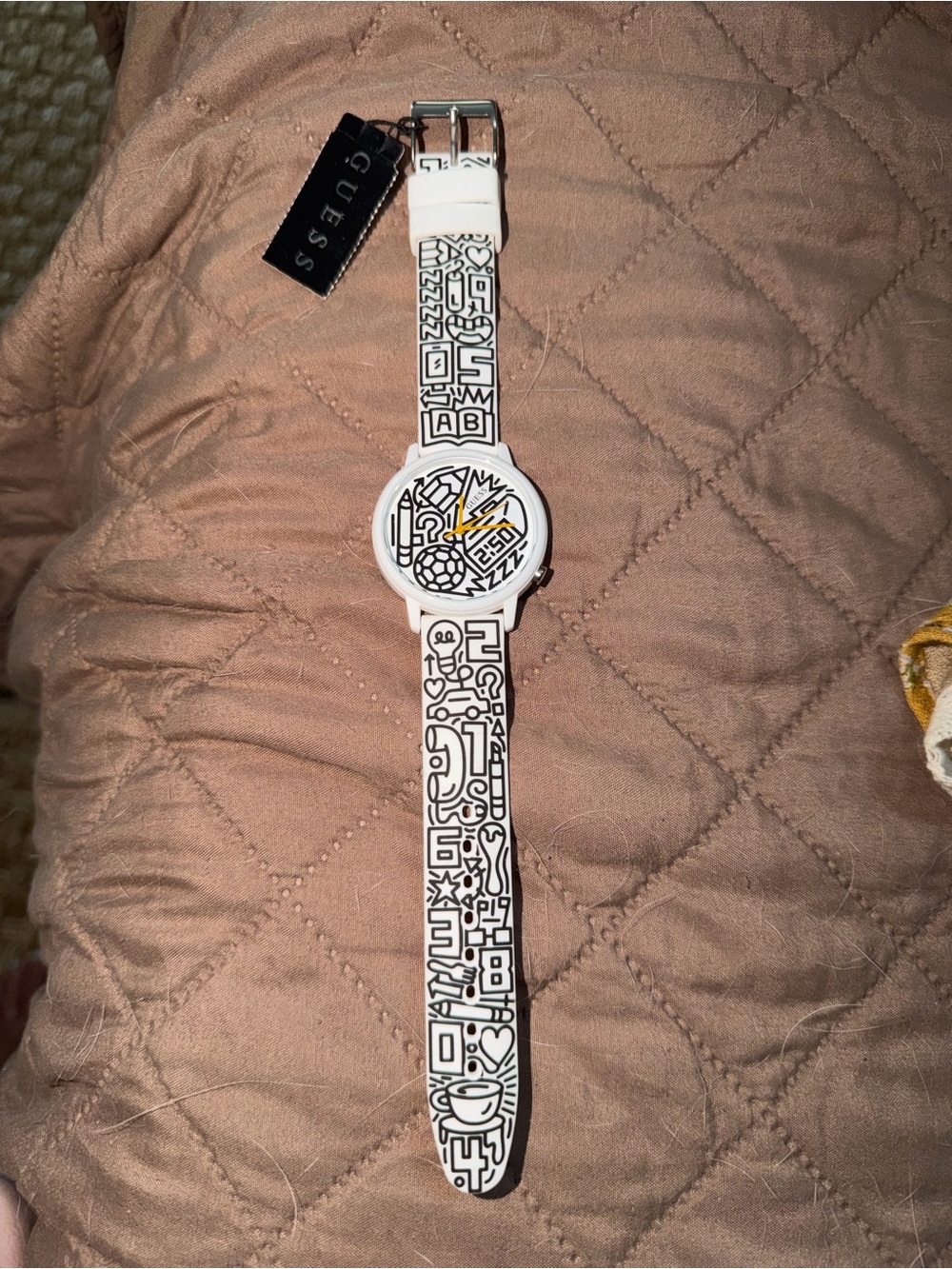 GUESS Time to Give Limited Edition Timothy Goodman Watch V0023M9 NWT Rare